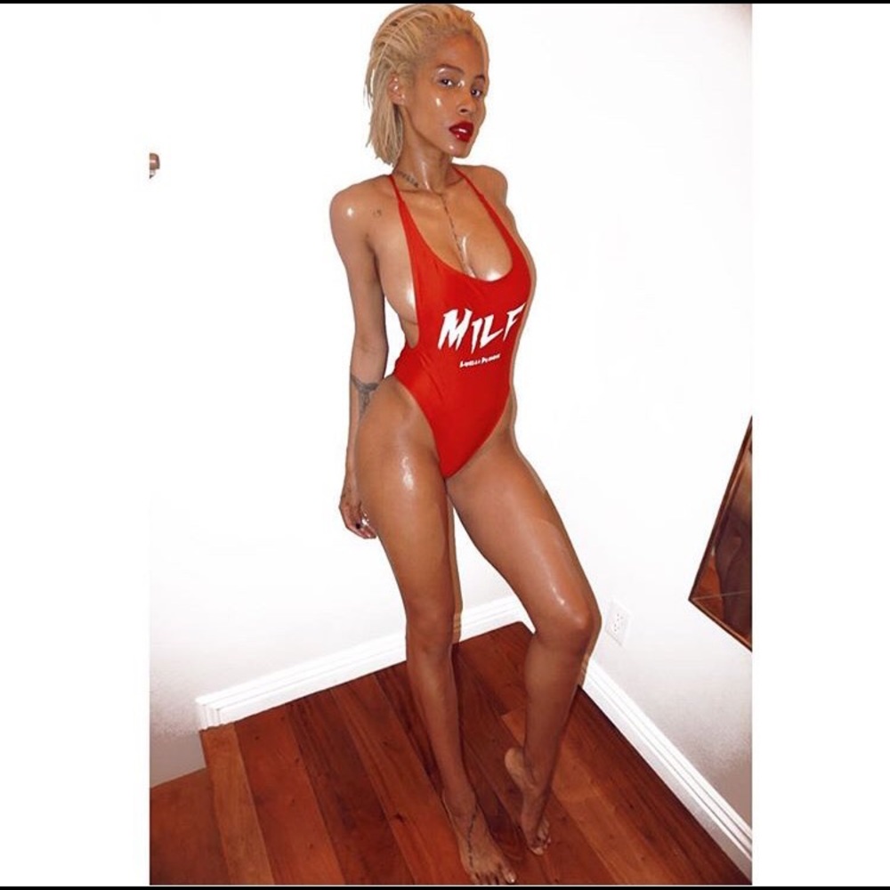 Labella blondie milf bodysuit